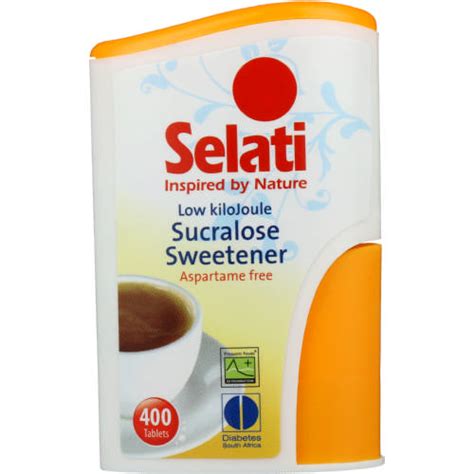 Selati Low KiloJoule Sweetener 400 Tablets .